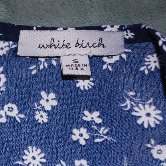 🌟 Adorable White Birch Boho Romper with Butterfly Sleeves 🌟 Size S - Picture 9 of 9